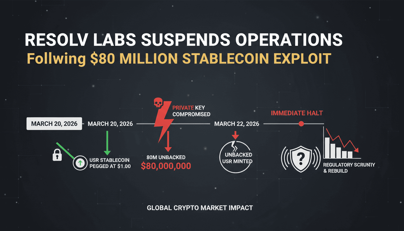 Resolv Labs Suspends Operations Following $80 Million Stablecoin Exploit