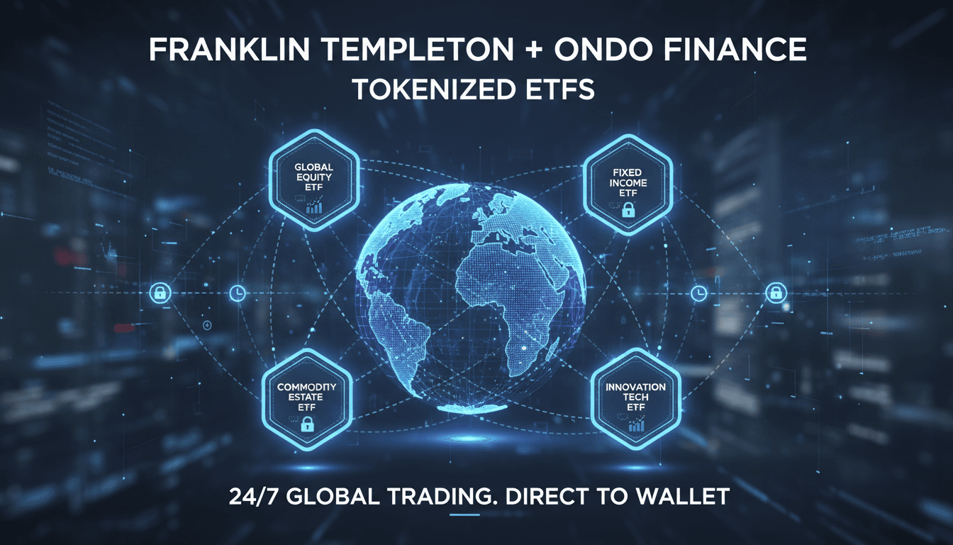 Franklin Templeton and Ondo Finance Launch Tokenized ETFs for 24/7 Crypto Wallet Trading