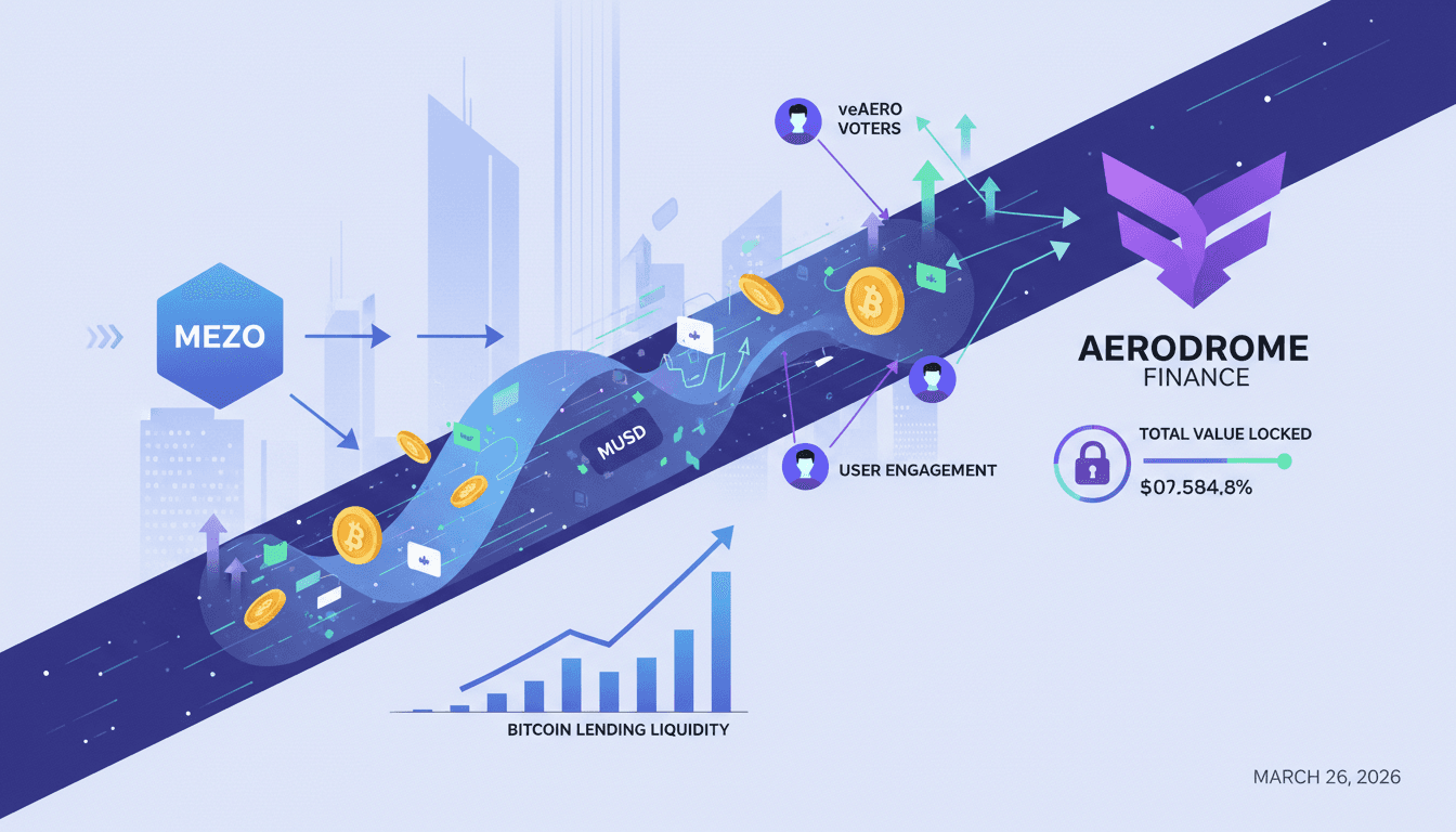 Mezo Partners with Aerodrome Finance to Enhance Liquidity for MEZO Token and MUSD Stablecoin