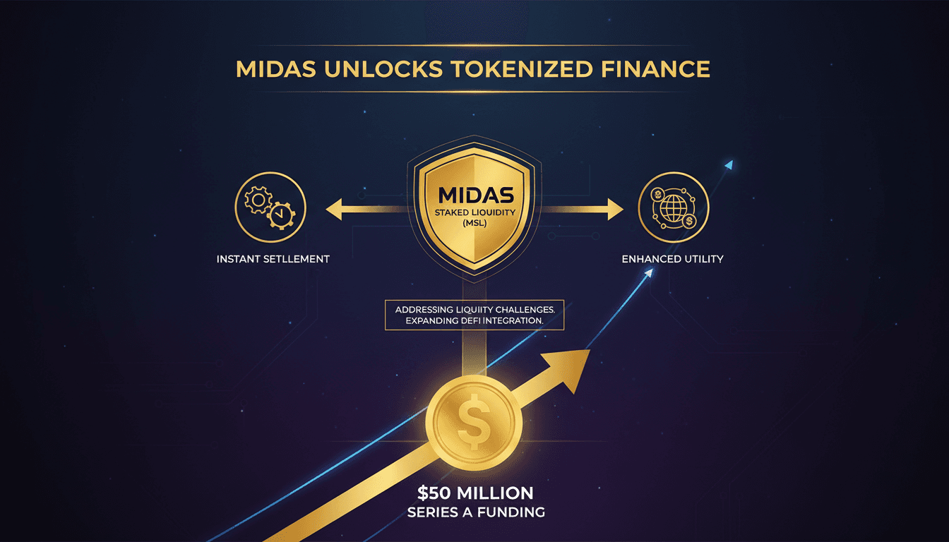 Midas Secures $50 Million Series A to Enhance Liquidity in Tokenized Finance