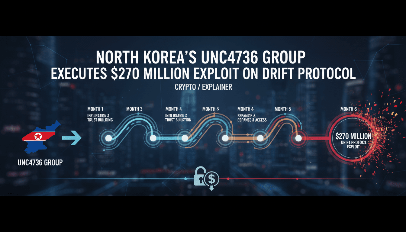 North Korea's UNC4736 Group Executes $270 Million Exploit on Drift Protocol