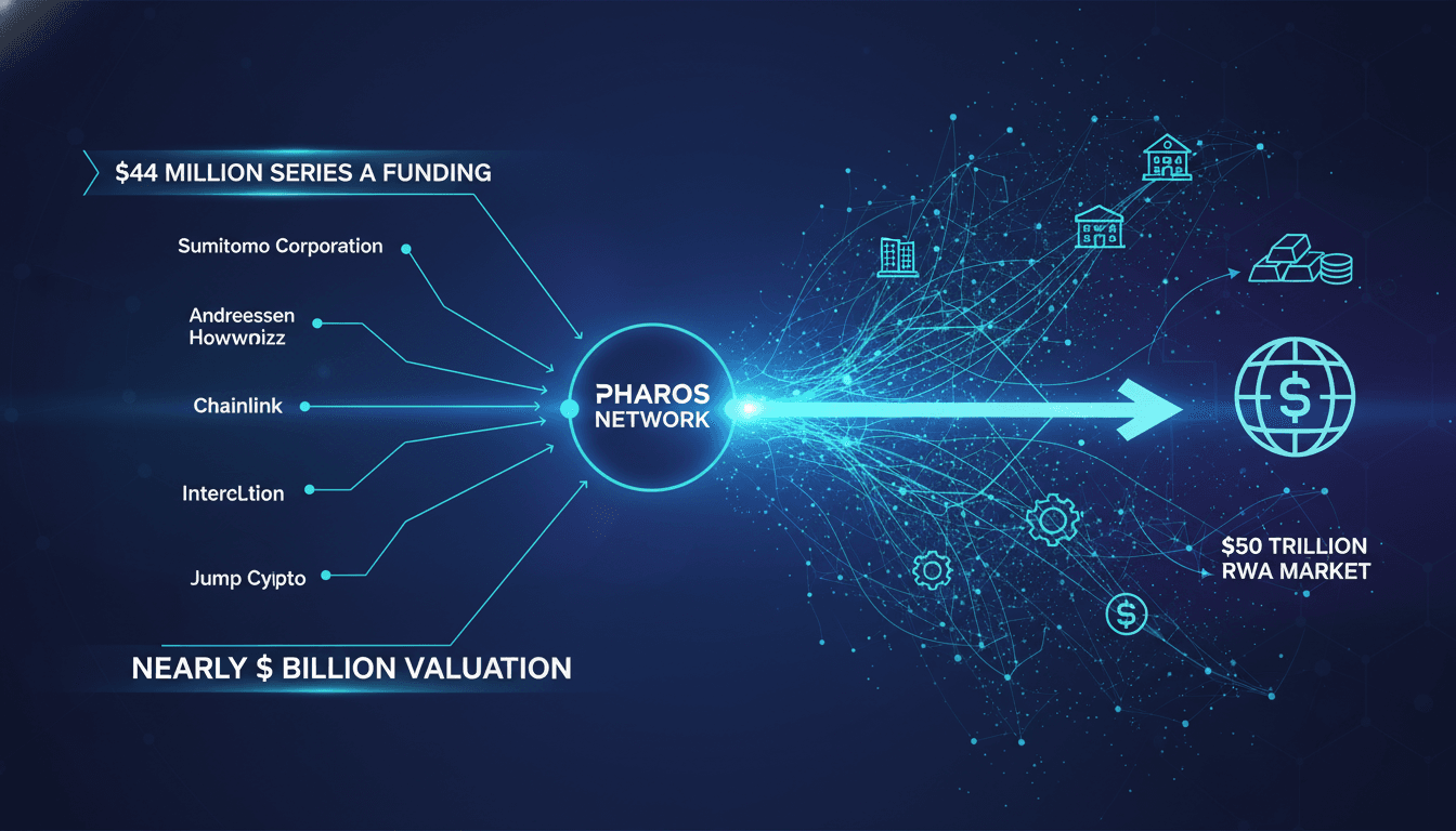 Pharos Network Secures $44 Million Series A Funding Achieving Nearly $1 Billion Valuation