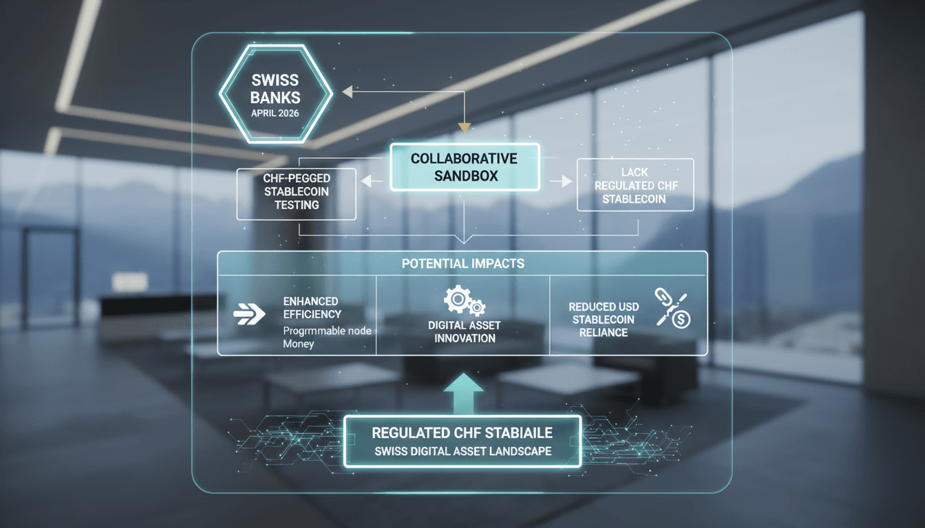 Swiss Banks Launch Collaborative Sandbox for CHF-Pegged Stablecoin Testing