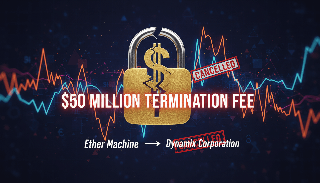 Ether Machine and Dynamix Corporation Cancel $1.6 Billion SPAC Merger Due to Market Conditions