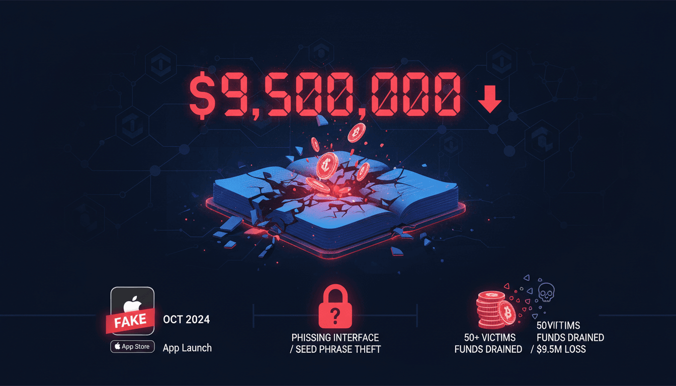 Fraudulent Ledger Live App on Apple App Store Steals $9.5 Million from Cryptocurrency Users