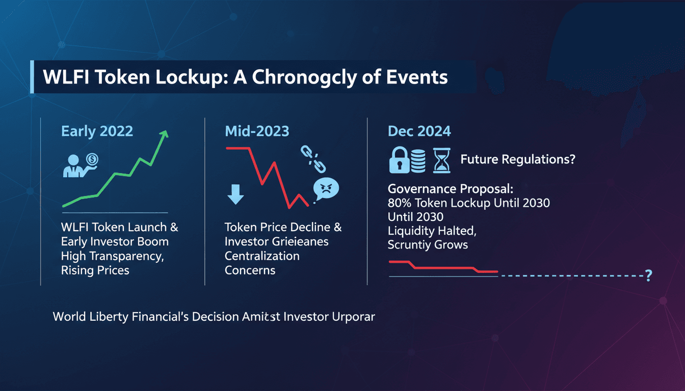 World Liberty Financial Implements Token Lockup Proposal Affecting Early Investors Until 2030