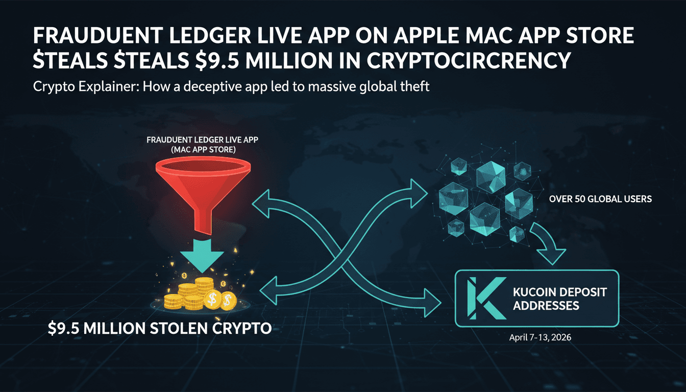 Fraudulent Ledger Live App on Apple Mac App Store Steals $9.5 Million in Cryptocurrency