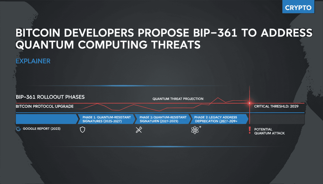 Bitcoin Developers Propose BIP-361 to Address Quantum Computing Threats
