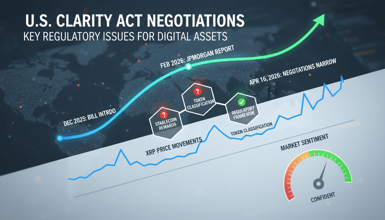 U.S. CLARITY Act Negotiations Focus on Key Regulatory Issues for Digital Assets