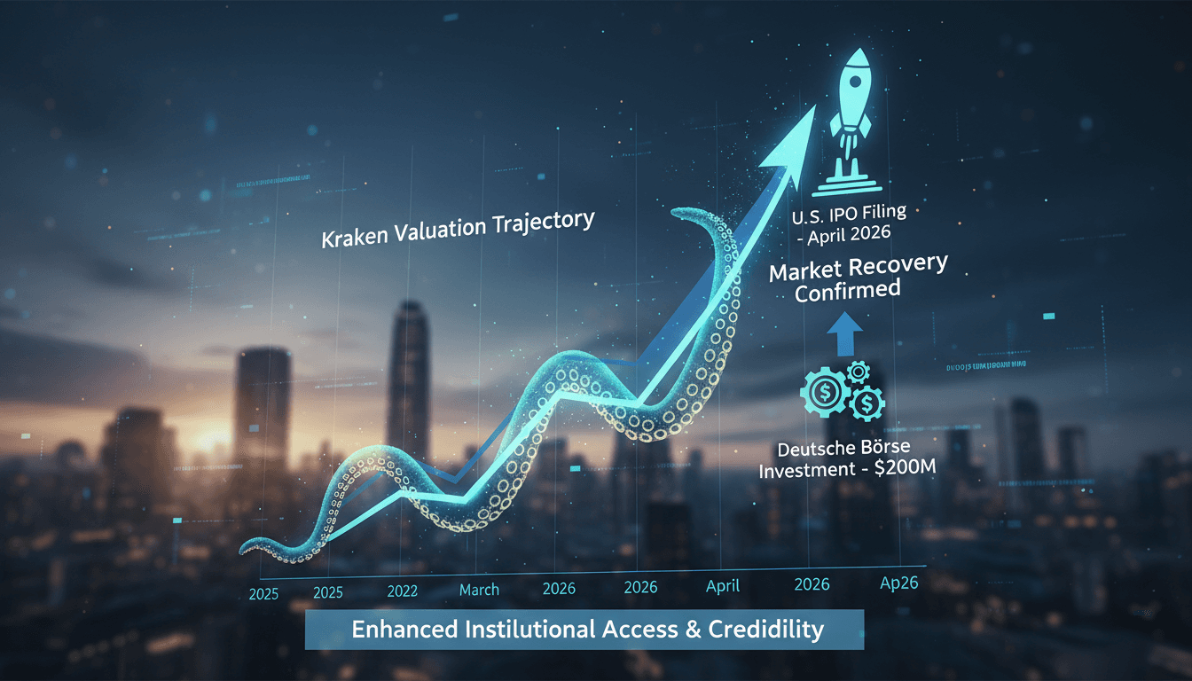 Kraken Confirms Confidential U.S. IPO Filing Amid Market Recovery