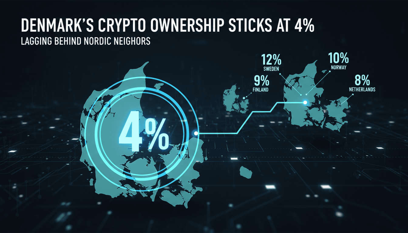Denmark's Cryptocurrency Ownership Remains Steady at 4% in 2025