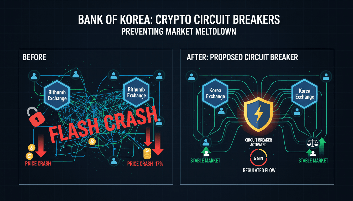 Bank of Korea Proposes Circuit Breakers for Cryptocurrency Exchanges After Bithumb Incident