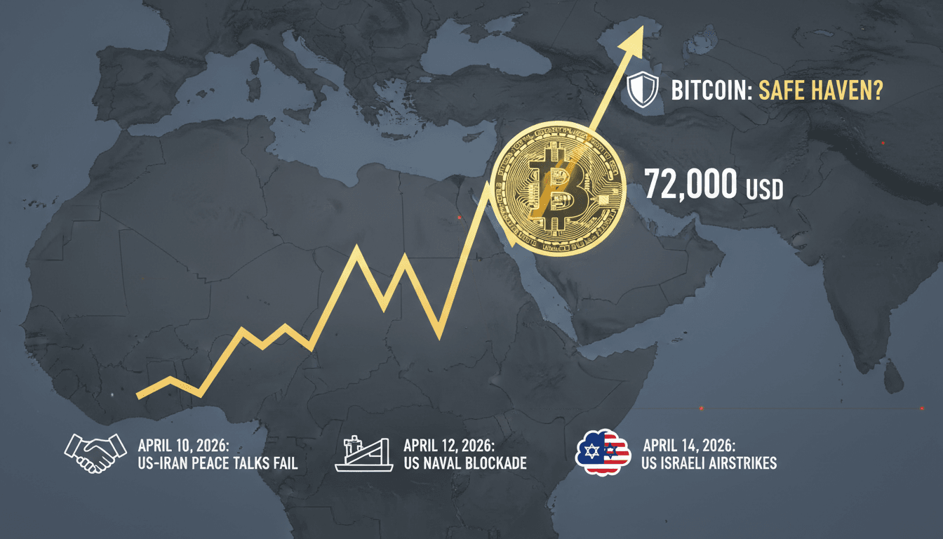 Bitcoin Surpasses $72,000 Amid US-Israeli Airstrikes and Iran Tensions