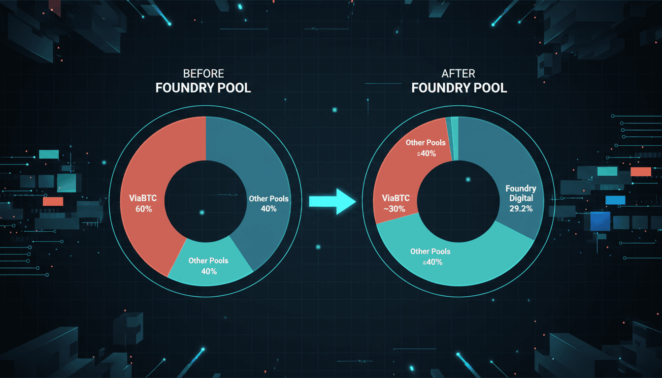 Foundry Digital captures 29.2% of Zcash network hashrate with new mining pool