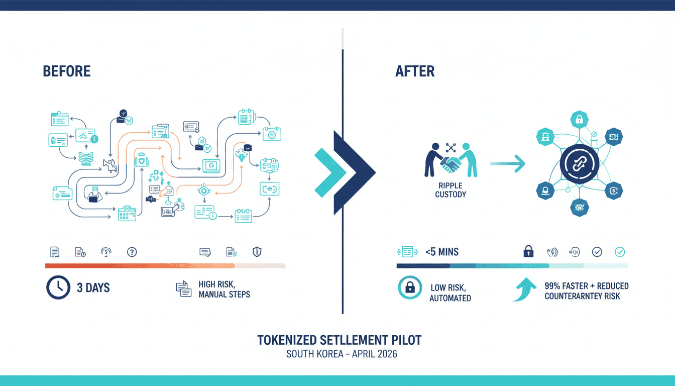 Ripple and Kyobo Life Insurance Launch Tokenized Government Bond Settlement Pilot in South Korea