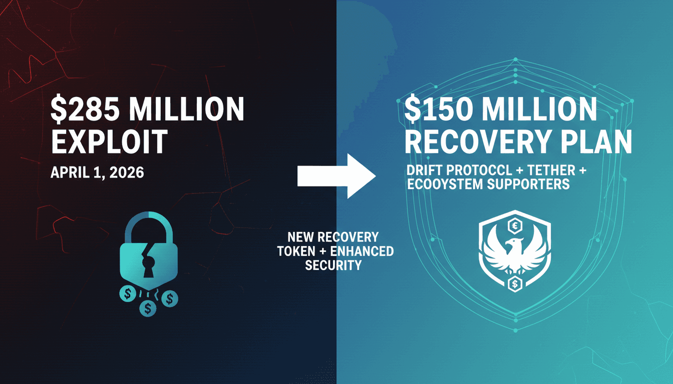 Drift Protocol Unveils $150 Million Recovery Plan After $285 Million Exploit