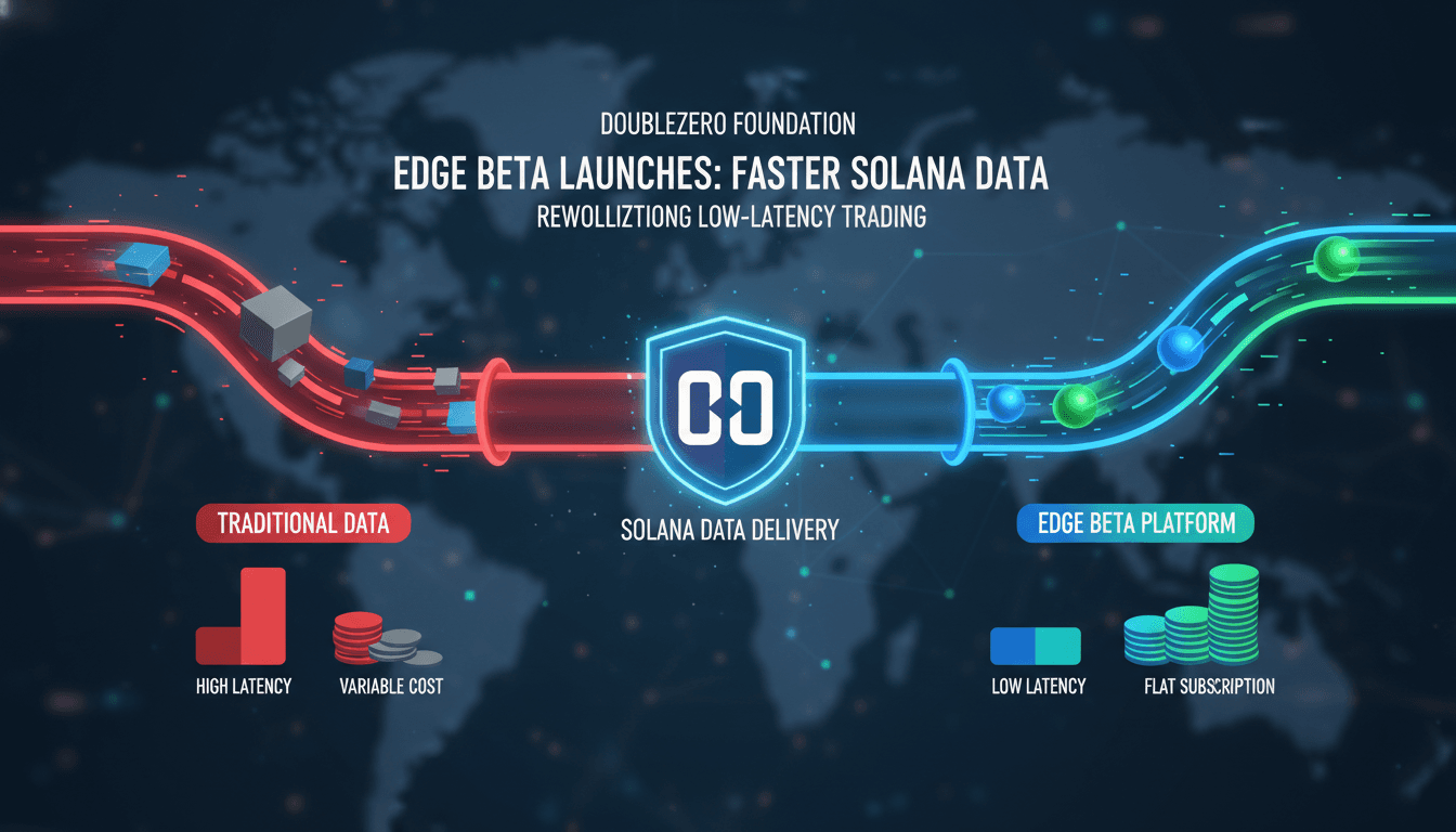 DoubleZero Foundation Launches Edge Beta Platform for Low-Latency Solana Data Delivery
