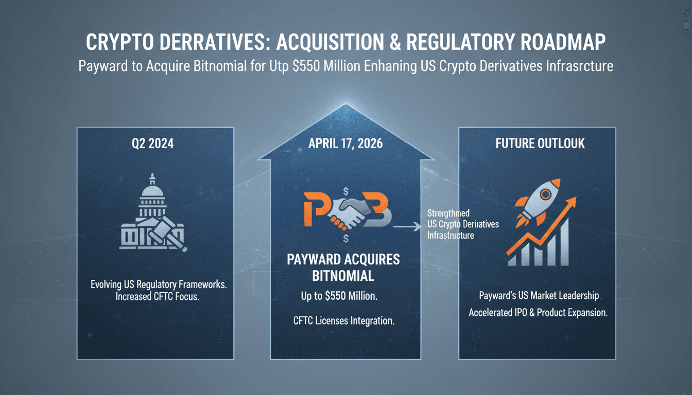 Payward to Acquire Bitnomial for Up to $550 Million Enhancing US Crypto Derivatives Infrastructure