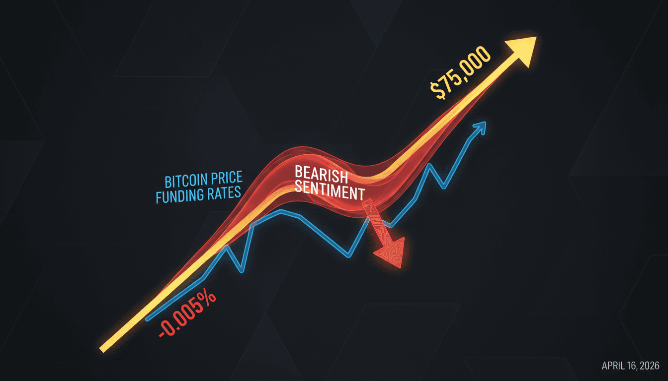 Bitcoin funding rates hit record negative levels amid price surge