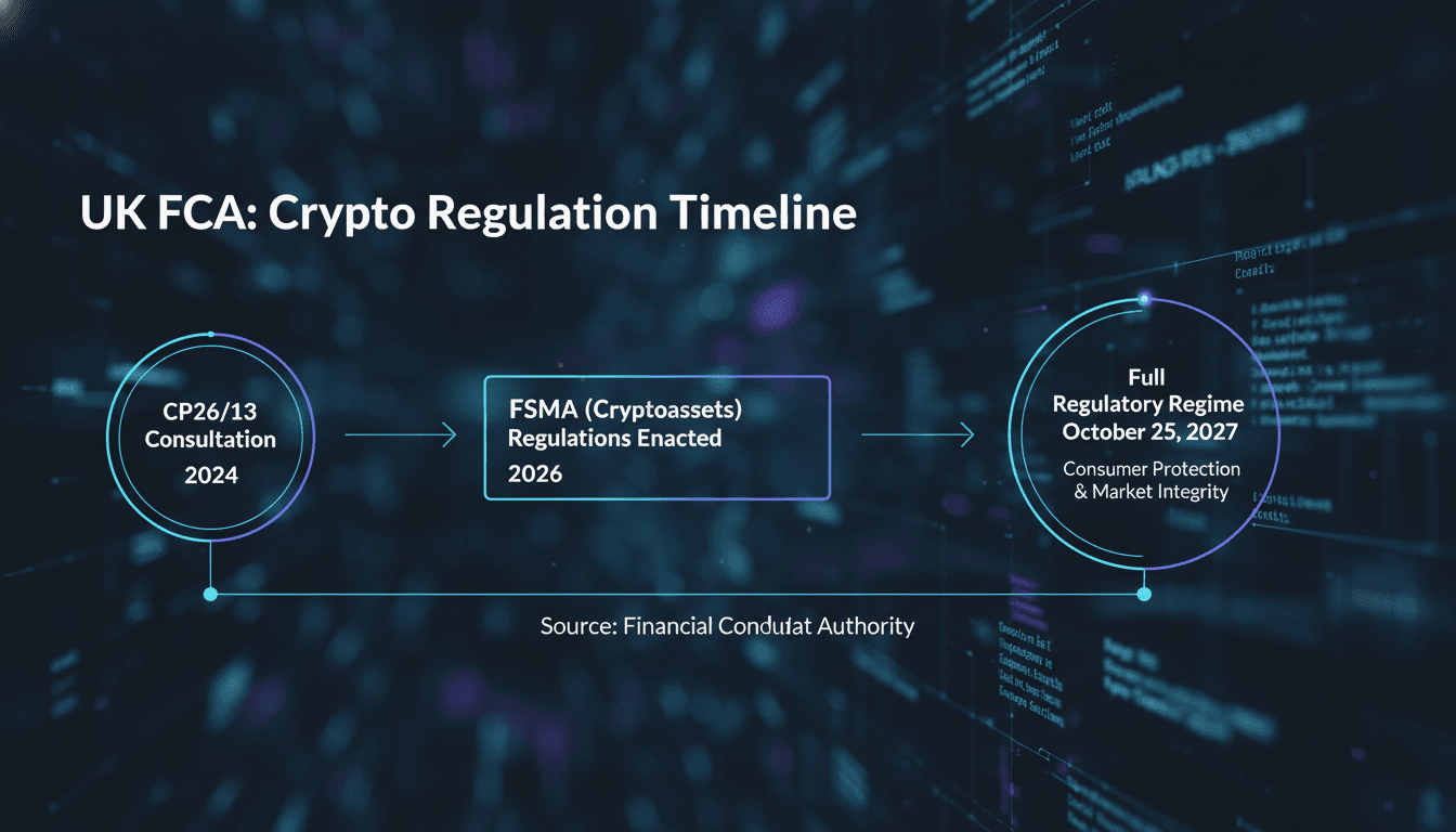 UK FCA Initiates Consultation on Cryptoasset Regulation Ahead of 2027 Framework