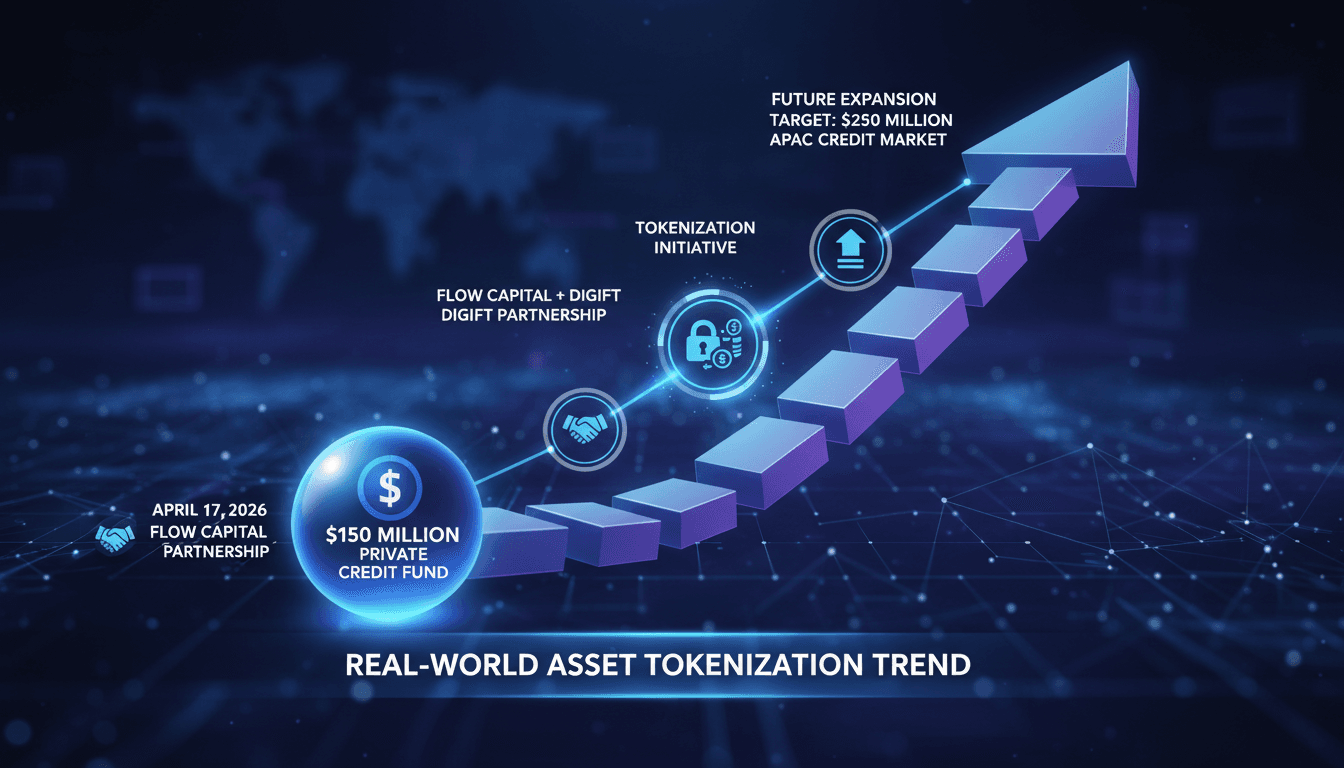 Flow Capital Partners to Tokenize $150 Million Private Credit Fund on DigiFT Platform