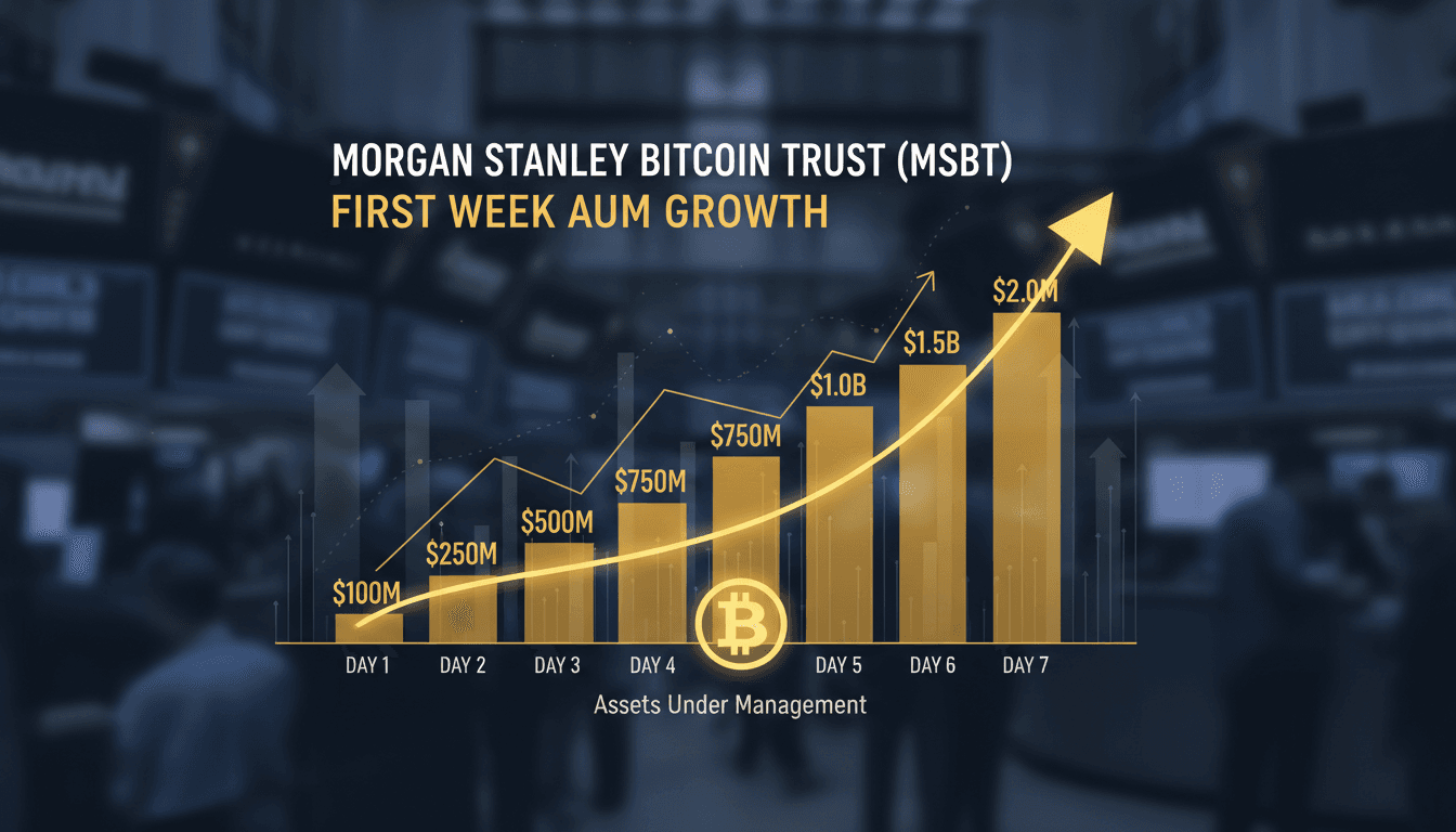 Morgan Stanley Launches First Spot Bitcoin ETF by Major U.S. Bank on NYSE