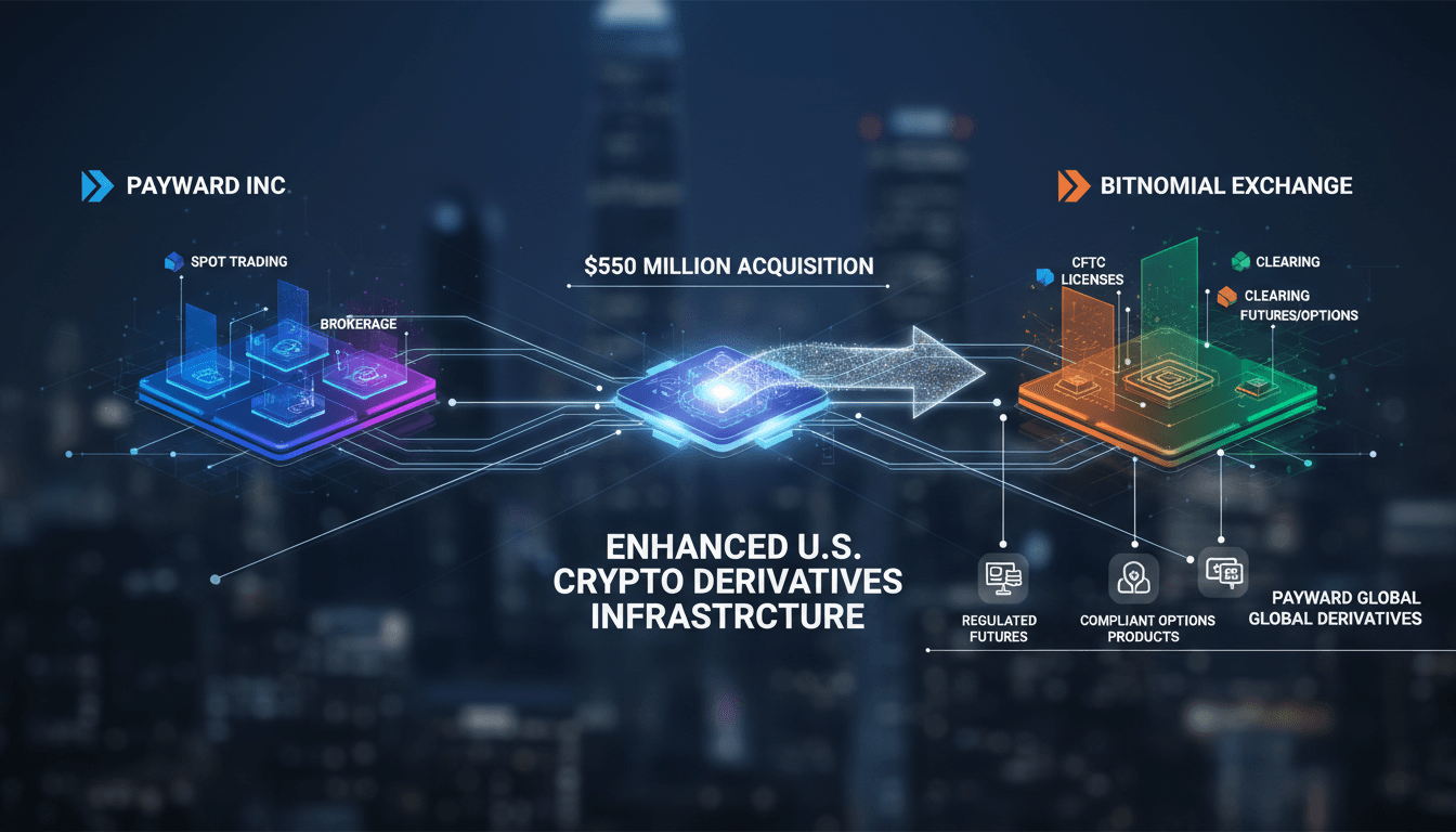 Payward Inc. to Acquire Bitnomial for $550 Million to Enhance U.S. Crypto Derivatives Infrastructure