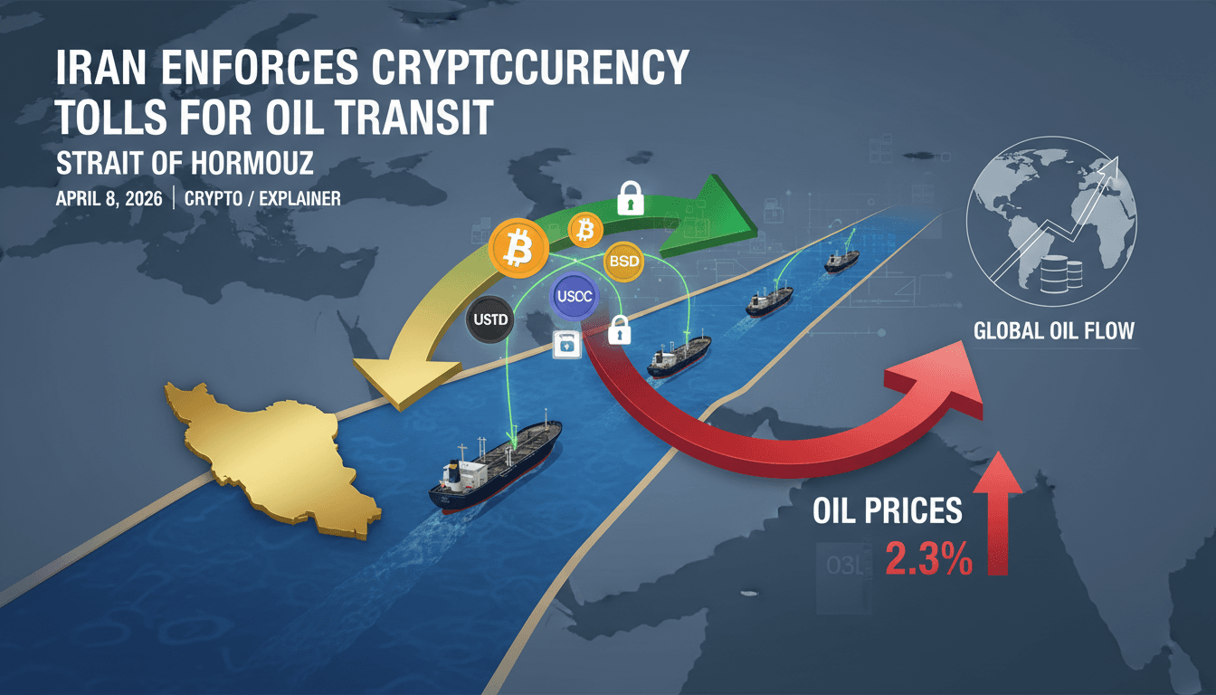 Iran Enforces Cryptocurrency Tolls for Oil Transit in Strait of Hormuz