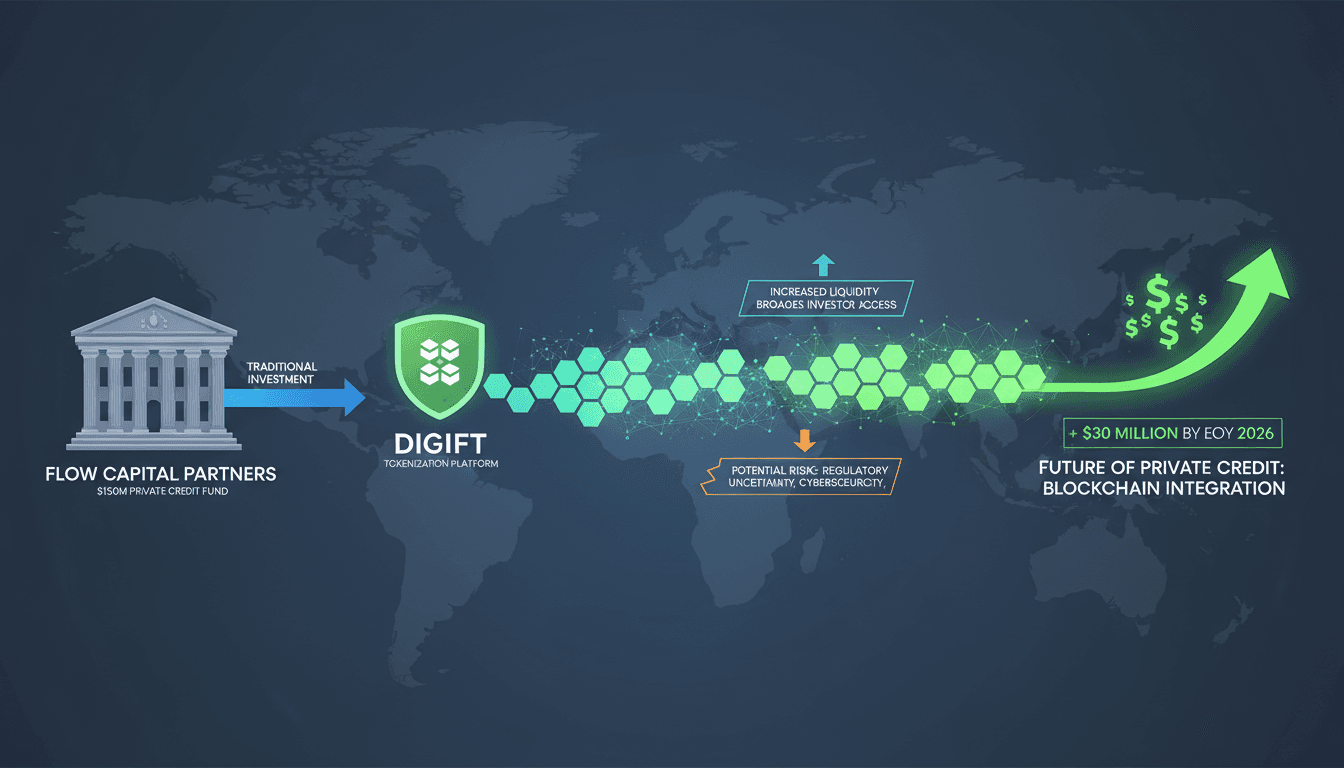 Flow Capital Partners to Tokenize $150 Million Private Credit Fund via DigiFT