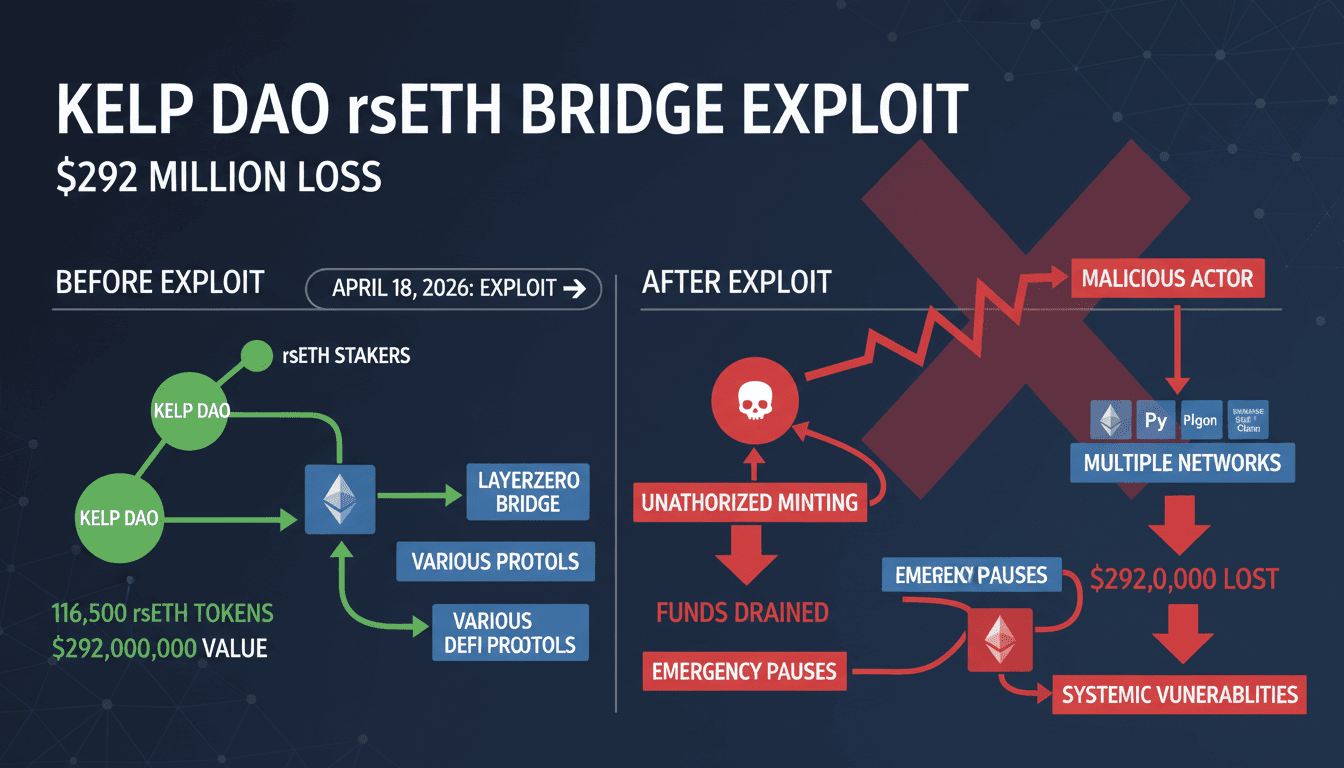 Kelp DAO rsETH Bridge Exploit Results in $292 Million Loss