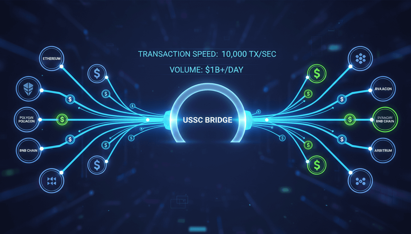 Circle Launches USDC Bridge for Cross-Chain Transfers Across EVM-Compatible Blockchains