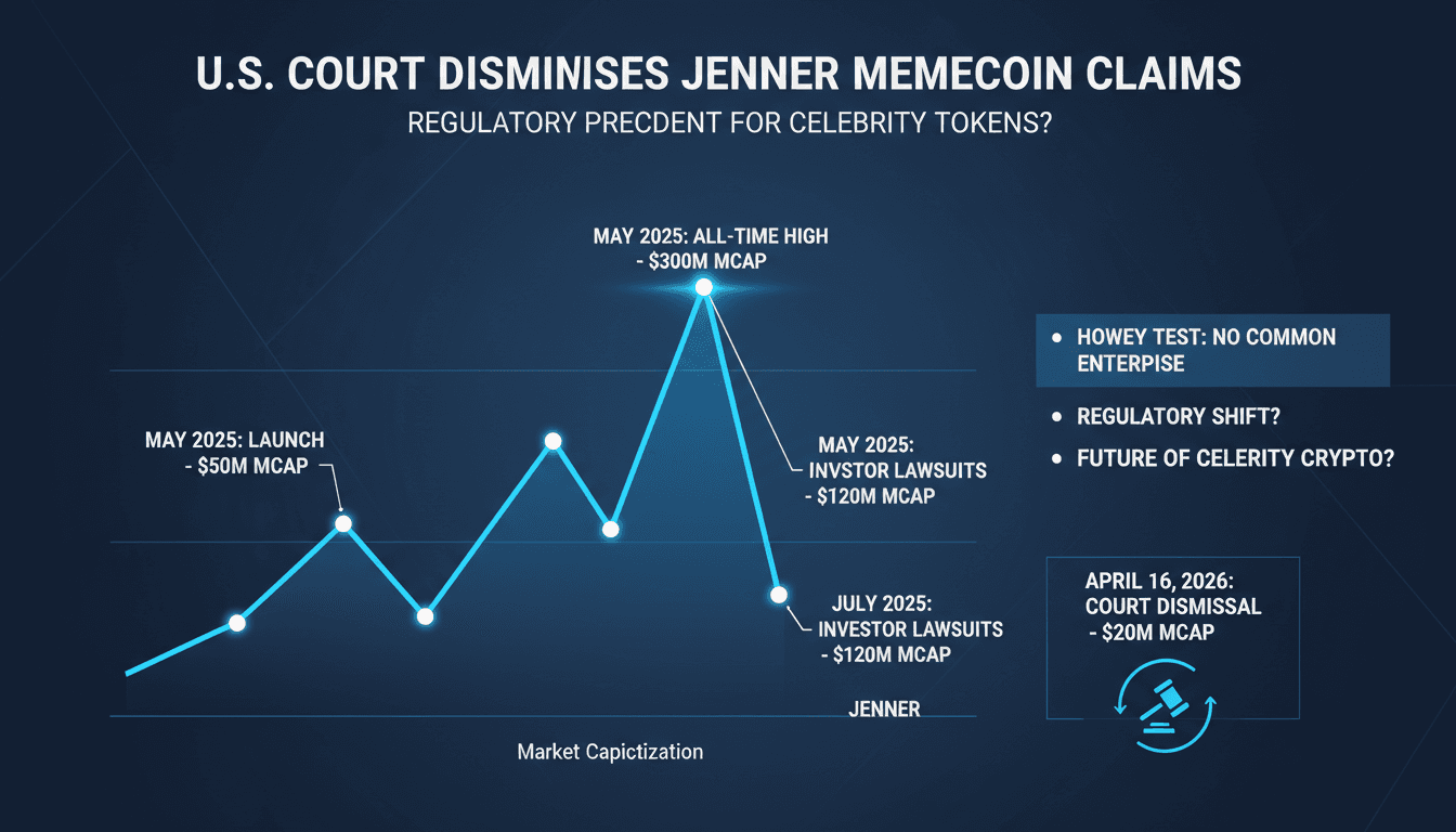 U.S. Court Dismisses Securities Claims Against Caitlyn Jenner's JENNER Memecoin