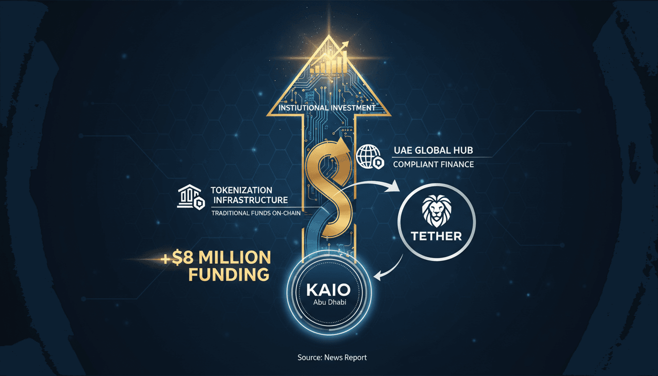 KAIO Secures $8 Million Funding from Tether to Enhance Tokenization Infrastructure in Abu Dhabi