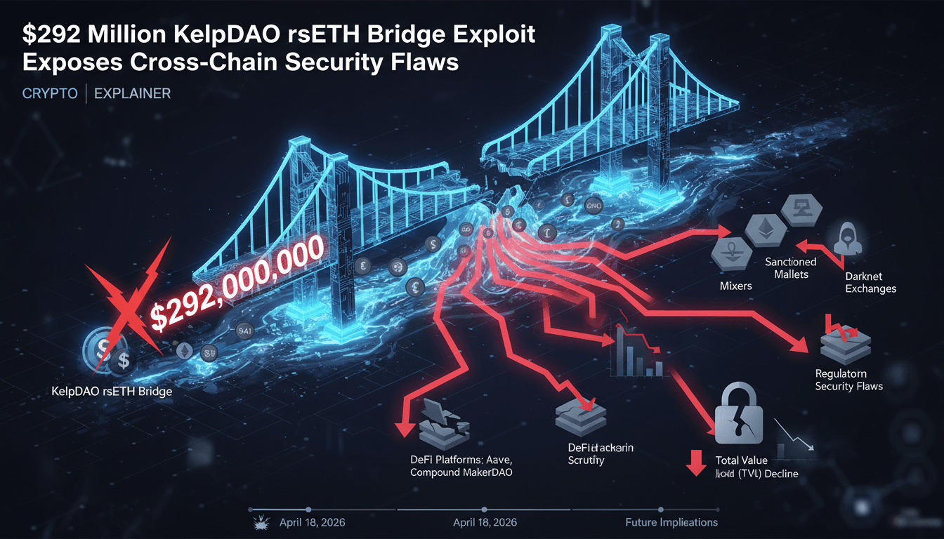 $292 Million KelpDAO rsETH Bridge Exploit Exposes Cross-Chain Security Flaws