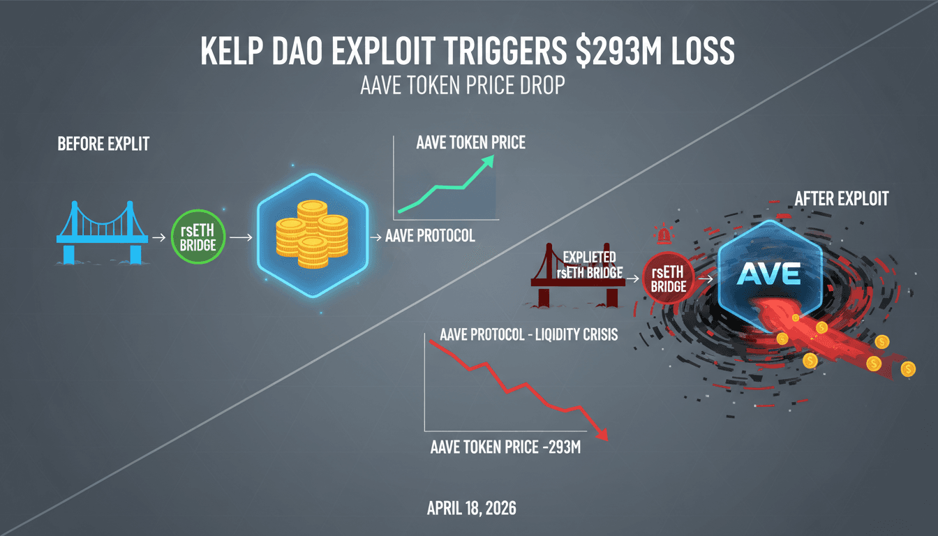 Kelp DAO Exploit Triggers $293 Million Loss and Aave Token Price Drop