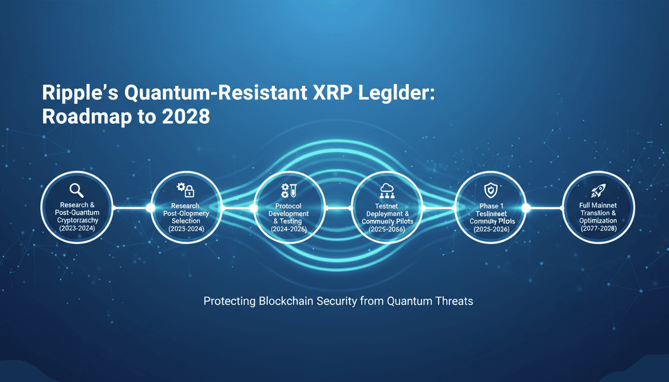 Ripple Launches Roadmap for Quantum-Resistant XRP Ledger by 2028