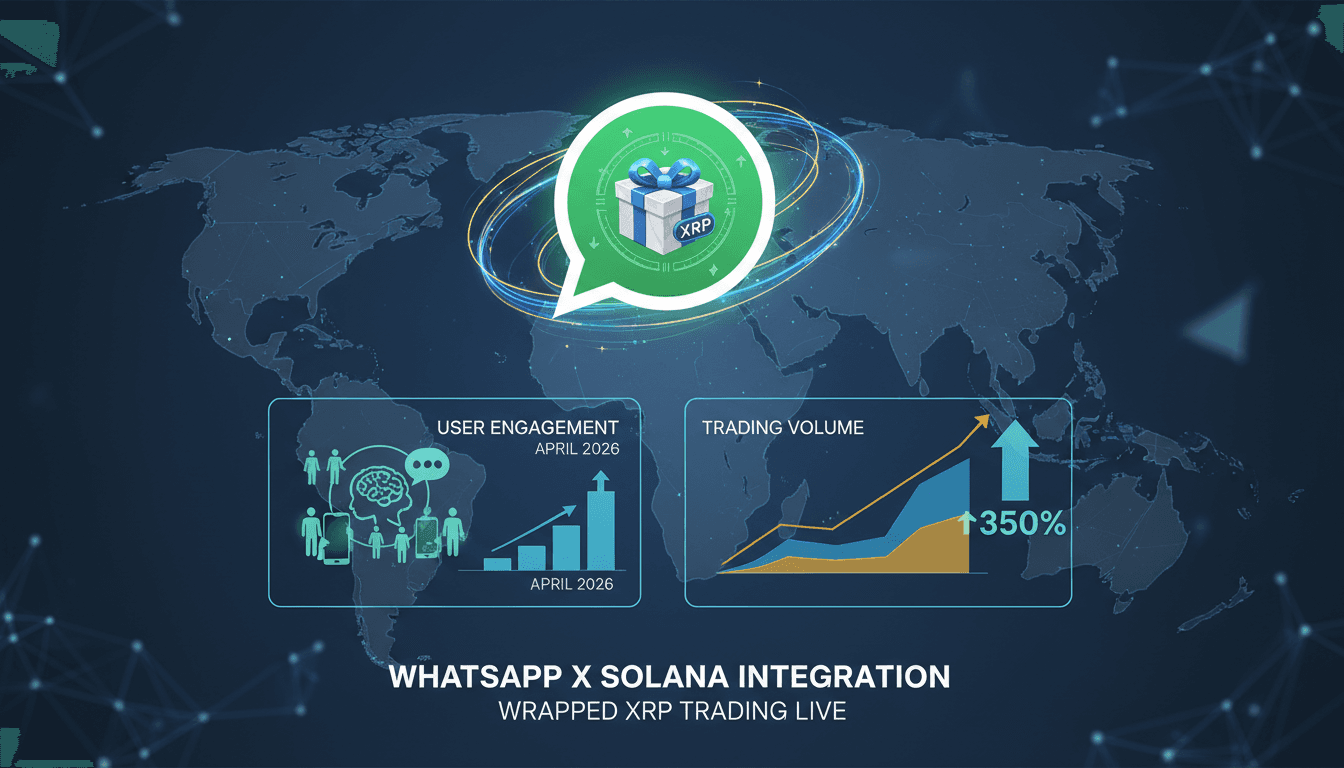 Wrapped XRP Trading Launches on WhatsApp via Solana Integration