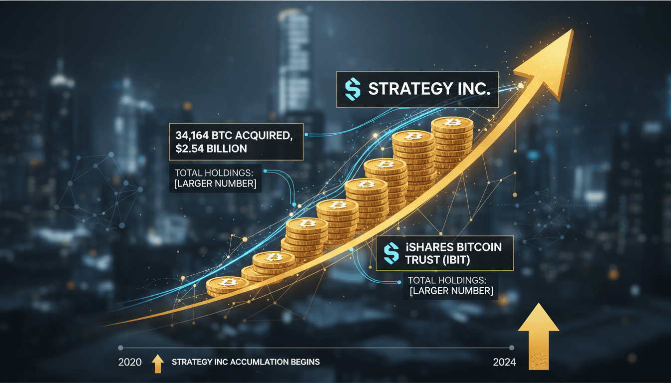 Strategy Inc. Overtakes BlackRock's iShares Bitcoin Trust in Bitcoin Holdings