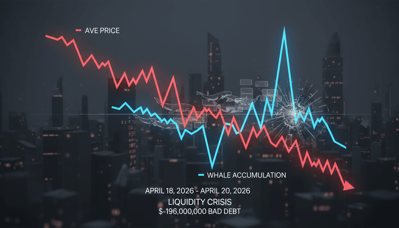 Aave Protocol Faces $196 Million Bad Debt After KelpDAO Exploit Triggers Liquidity Crisis