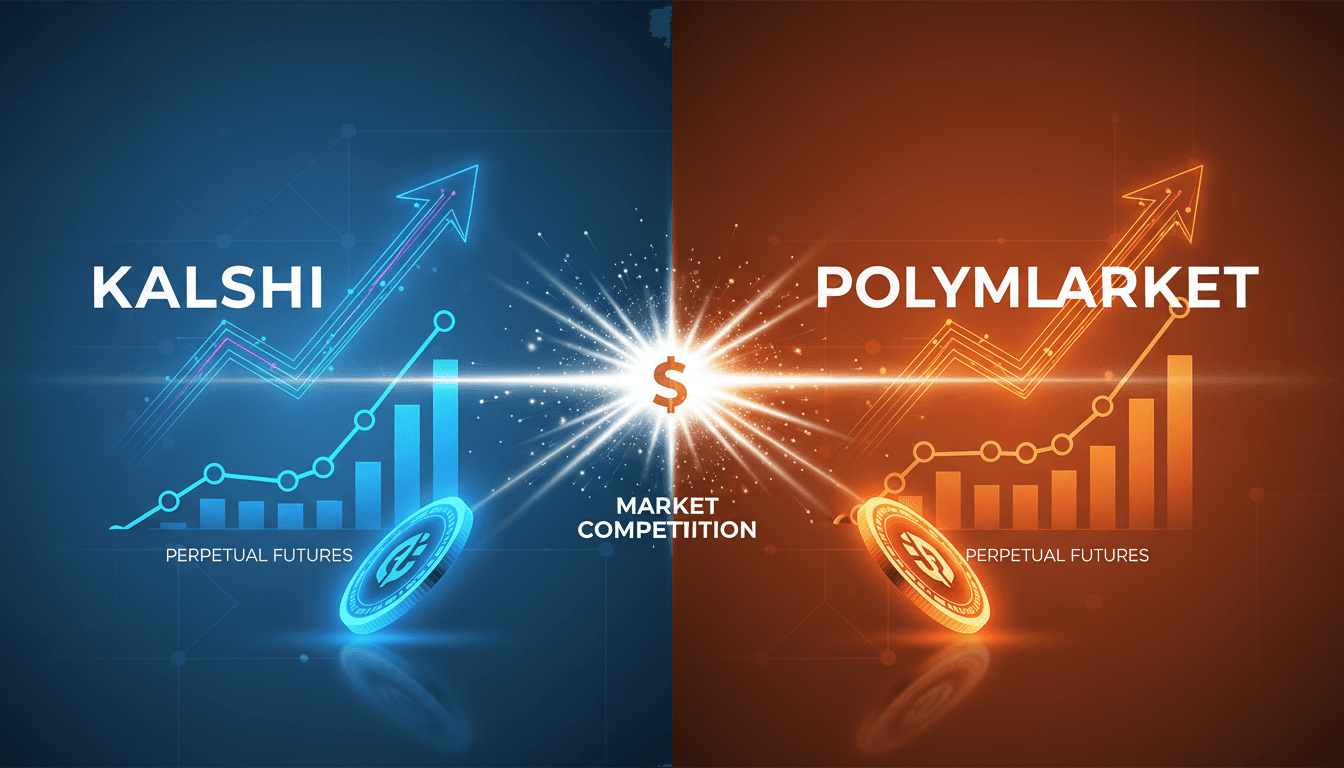Kalshi and Polymarket to Launch Crypto Perpetual Futures Intensifying Market Competition