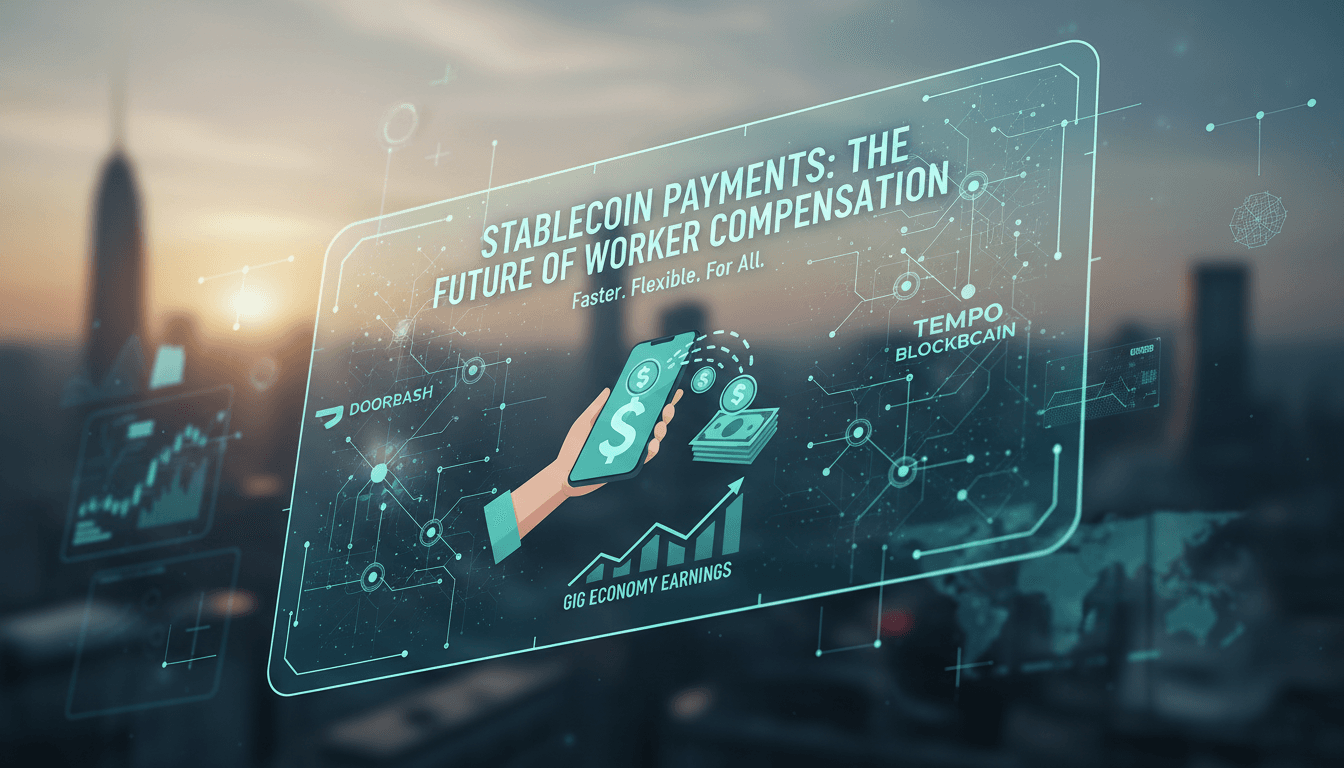 DoorDash to Implement Stablecoin Payments for Delivery Workers via Tempo Blockchain