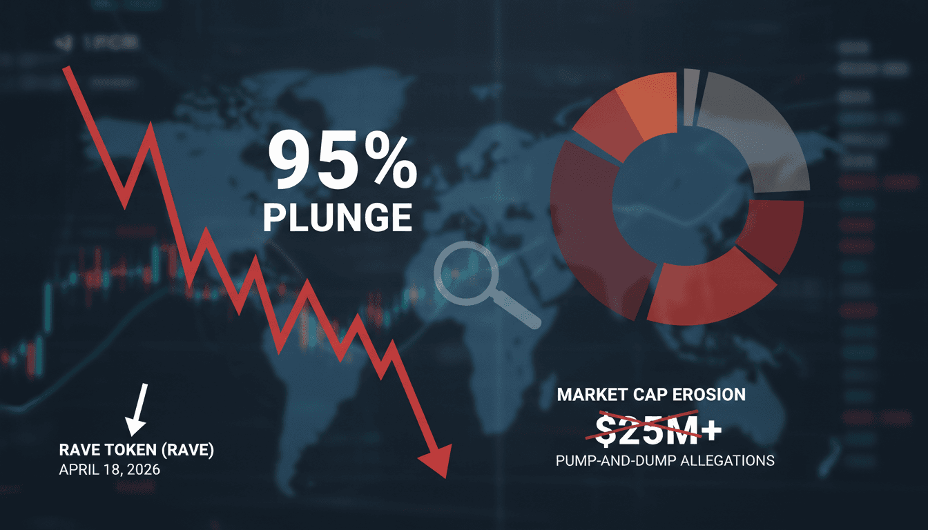 Rave Token experiences 95% collapse amid pump-and-dump allegations