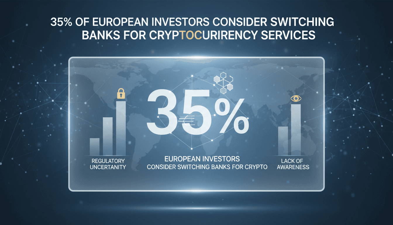 35% of European Investors Consider Switching Banks for Cryptocurrency Services
