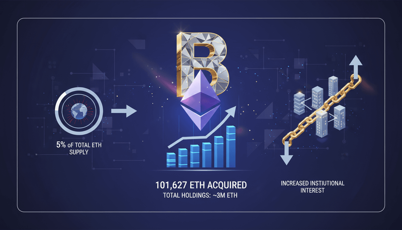 Bitmine acquires 101,627 Ether to bolster Ethereum holdings amid geopolitical tensions