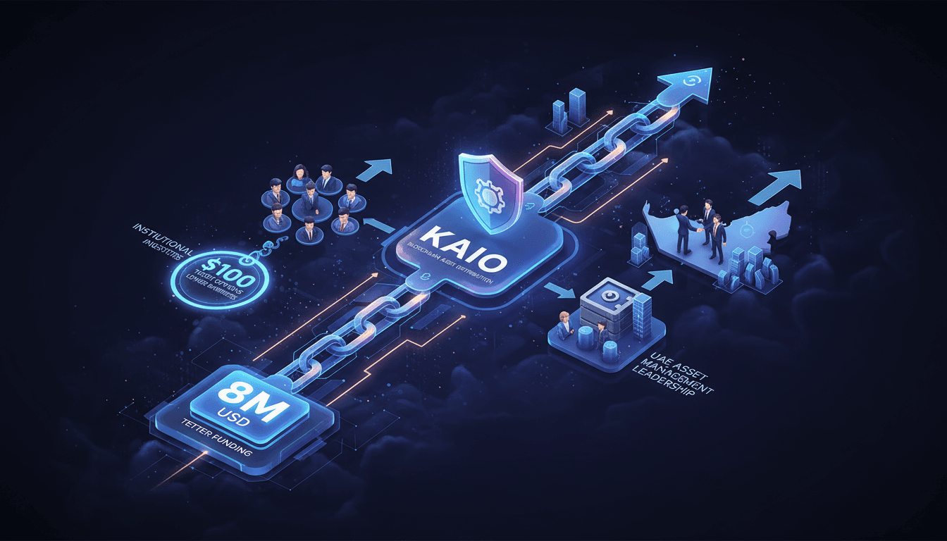 KAIO secures $8 million funding from Tether for blockchain asset distribution