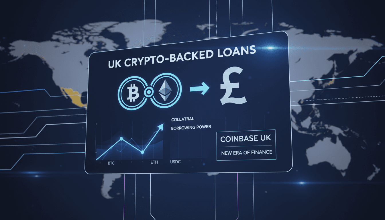 Coinbase launches crypto-backed USDC loans for UK users