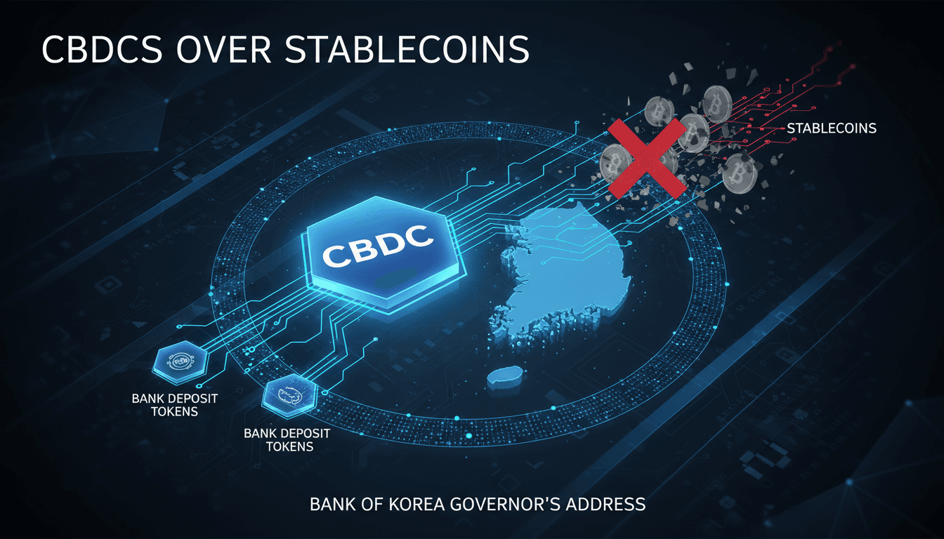 Bank of Korea Governor Prioritizes CBDCs Over Stablecoins in Inaugural Address