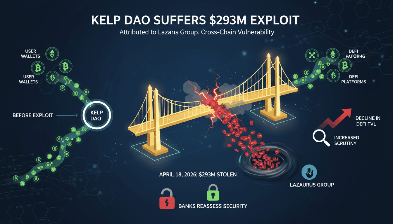 Kelp DAO suffers $293 million exploit attributed to Lazarus Group