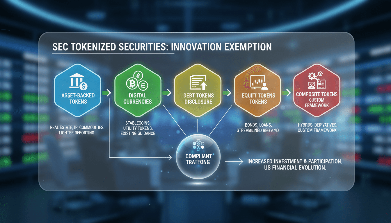 SEC introduces innovation exemption for tokenized securities trading