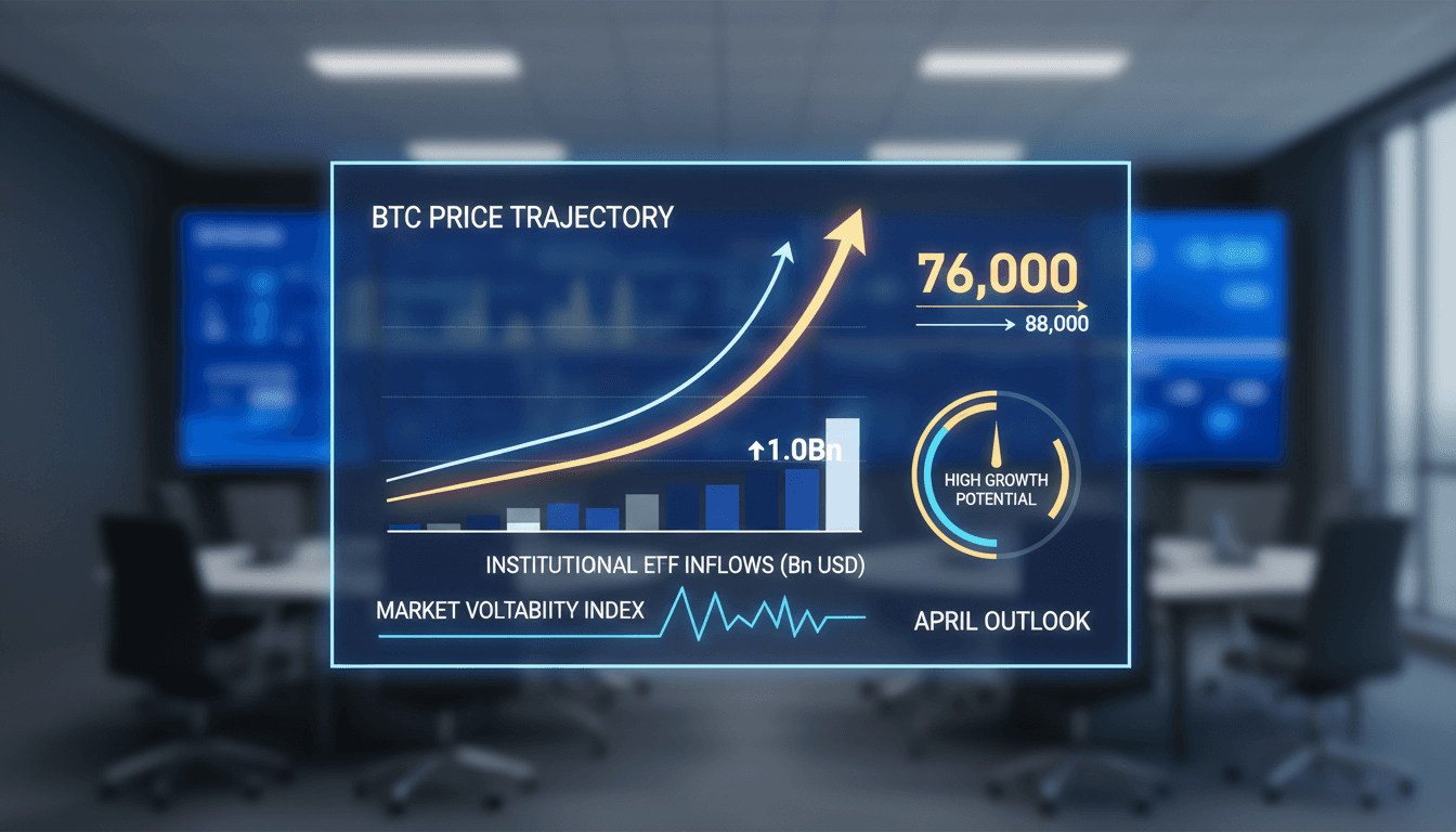 Bitcoin price surges past $76,000 driven by institutional investment